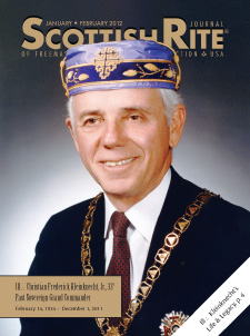 Cover of the January-February 2012 Scottish Rite Journal