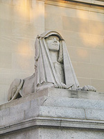 Sphinx of Wisdom at sunset