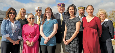 Members of a luncheon group that met recently to discuss the Scottish Rite Clinic at RU