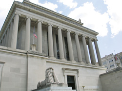 Exterior shot of the House of the Temple, Washington, D.C.