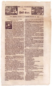 December 26–28, 1723 issue of The Post-Boy