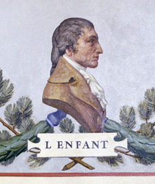 “Pierre Charles L’Enfant,” Allyn Cox, oil on canvas applied to the ceiling of the U.S. Capitol