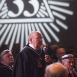 Lieutenant Grand Commander Curtis N. Lancaster, 33°, SGIG in Utah, performs the Ritual Opening of the Supreme Council, on Monday, August 22, 2011.
