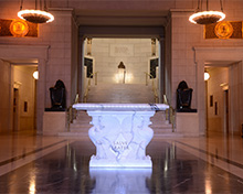 Front View of the Atrium of the House of the Temple
