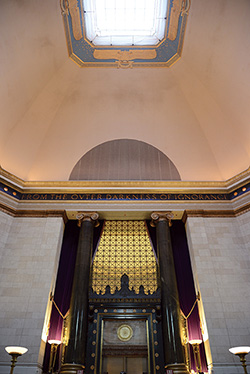 View of Temple Room East Wall with Dome and Skylight