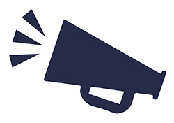 Megaphone symbol