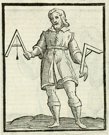 Ordini dritto e giusto, “Ordered Right and Just.” From Cesare Ripa, Nova Iconologia (Padua: 1618).