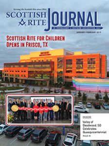 Scottish Rite for Children Opens in Frisco, TX – Photograph of Scottish Rite center and group image from grand opening event